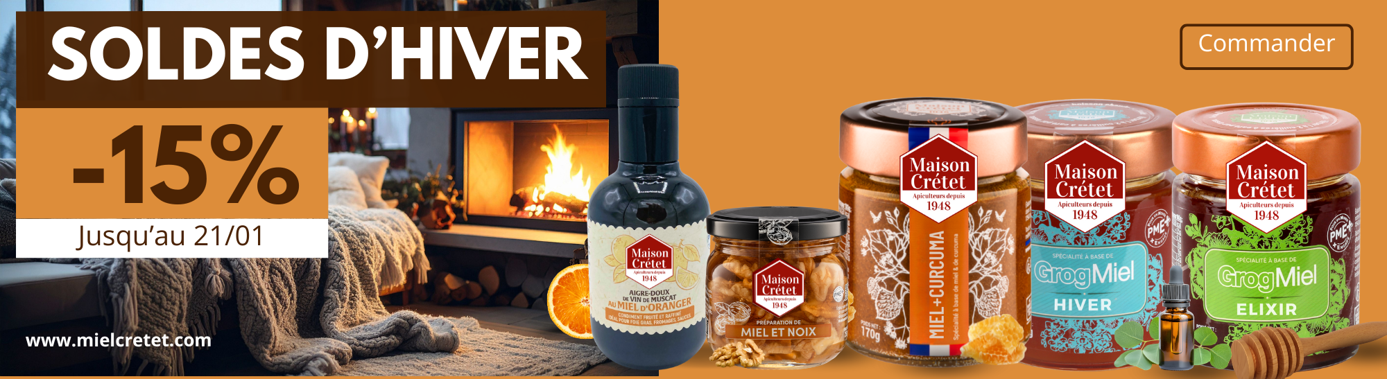 -15% sur tout le site pour les soldes d'hiver